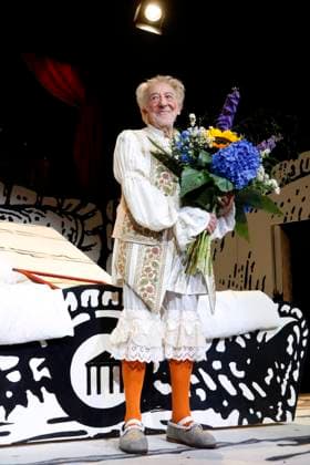 bei der Pemiere Der eingebilkdet Kranke und dem 90. Geburtstag von Dieter Hallervorden im Schloßparktheater in Berlinam 5.9.2025