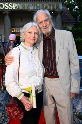 Rita Feldmeier und Achim Wolff bei der Premiere des Theaterstücks Der eingebildet Kranke und 90. Geburtstag von Dieter Hallervorden im Schlosspark Theater. Berlin, 05.09.2025