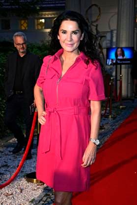 Mariella Ahrens bei der Premiere des Theaterstücks Der eingebildet Kranke und 90. Geburtstag von Dieter Hallervorden im Schlosspark Theater. Berlin, 05.09.2025