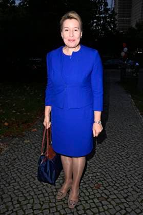 Franziska Giffey bei der Premiere des Theaterstücks Der eingebildet Kranke und 90. Geburtstag von Dieter Hallervorden im Schlosspark Theater. Berlin, 05.09.2025