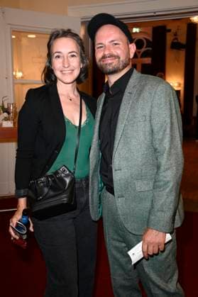 Maike von Bremen und Christian Kühn bei der Premiere des Theaterstücks Der eingebildet Kranke und 90. Geburtstag von Dieter Hallervorden im Schlosspark Theater. Berlin, 05.09.2025
