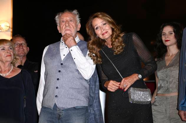 Dieter Hallervorden mit Ehefrau Christiane Zander bei der Premiere des Theaterstücks Der eingebildet Kranke und 90. Geburtstag von Dieter Hallervorden im Schlosspark Theater. Berlin, 05.09.2025