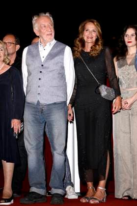 Dieter Hallervorden mit Ehefrau Christiane Zander bei der Premiere des Theaterstücks Der eingebildet Kranke und 90. Geburtstag von Dieter Hallervorden im Schlosspark Theater. Berlin, 05.09.2025