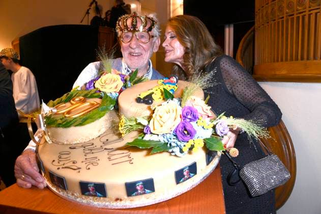Dieter Hallervorden mit Ehefrau Christiane Zander bei der Premiere des Theaterstücks Der eingebildet Kranke und 90. Geburtstag von Dieter Hallervorden im Schlosspark Theater. Berlin, 05.09.2025