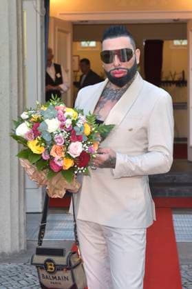 Harald Glööckler bei der Premiere des Theaterstücks Der eingebildet Kranke und 90. Geburtstag von Dieter Hallervorden im Schlosspark Theater. Berlin, 05.09.2025