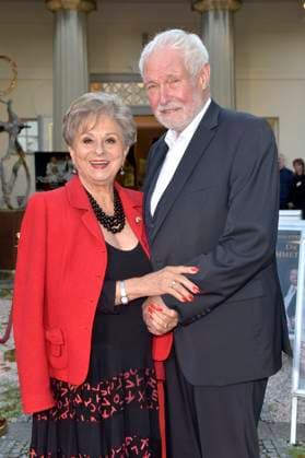 Dagmar Frederic mit Ehemann Klaus Lenk bei der Premiere des Theaterstücks Der eingebildet Kranke und 90. Geburtstag von Dieter Hallervorden im Schlosspark Theater. Berlin, 05.09.2025
