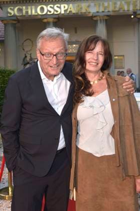 Frank Lüdecke und Caroline Lüdecke bei der Premiere des Theaterstücks Der eingebildet Kranke und 90. Geburtstag von Dieter Hallervorden im Schlosspark Theater. Berlin, 05.09.2025