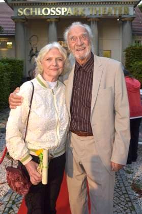 Rita Feldmeier und Achim Wolff bei der Premiere des Theaterstücks Der eingebildet Kranke und 90. Geburtstag von Dieter Hallervorden im Schlosspark Theater. Berlin, 05.09.2025
