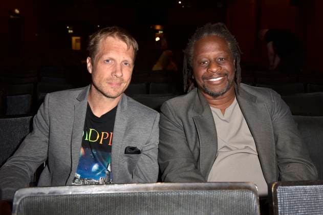 Oliver Pocher und Mola Adebisi bei der Premiere des Theaterstücks Der eingebildet Kranke und 90. Geburtstag von Dieter Hallervorden im Schlosspark Theater. Berlin, 05.09.2025