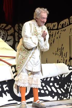 Dieter Hallervorden bei der Premiere des Theaterstücks Der eingebildet Kranke und 90. Geburtstag von Dieter Hallervorden im Schlosspark Theater. Berlin, 05.09.2025