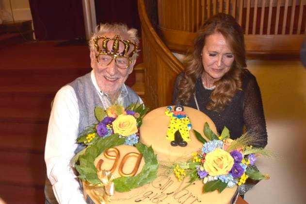 Dieter Hallervorden mit Ehefrau Christiane Zander bei der Premiere des Theaterstücks Der eingebildet Kranke und 90. Geburtstag von Dieter Hallervorden im Schlosspark Theater. Berlin, 05.09.2025
