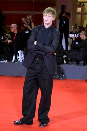Enzo Brumm bei der Premiere des Kinofilms Silent Friend Stille Freundin auf der Biennale di Venezia 2025 82. Internationale Filmfestspiele von Venedig im Palazzo del Cinema. Venedig, 05.09.2025