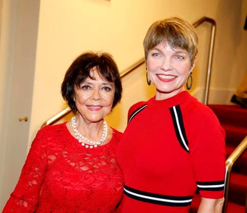 Simone Rethel-Heesters, Antje Rietz bei der Premiere Der eingebildet Kranke und 90. Geburtstag von Dieter Hallervorden im Schloßpark Theater Berlin.