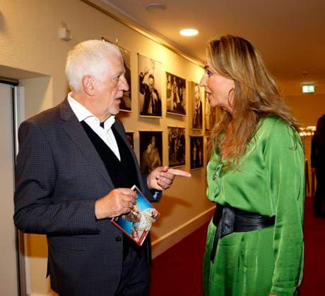 Ilja Richter, Caroline Beil bei der Premiere Der eingebildet Kranke und 90. Geburtstag von Dieter Hallervorden im Schloßpark Theater Berlin.