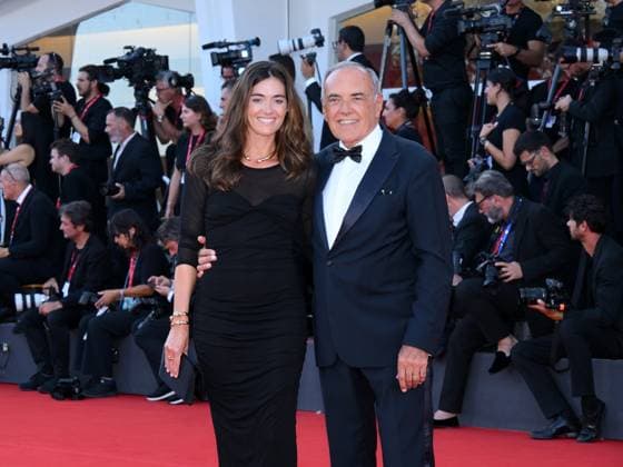 Venice, 82nd Venice International Film Festival 2025 - Evening 11 - Closing Red Carpet Pictured: Giulia Rosmarini, Alberto Barbera  Copyright: xAlbertoxTerenghi PoolxPhotoxEventsx06x xipa-agency.netx xPoolxPhotoxEventsx06x IPA_Agency_IPA64316670