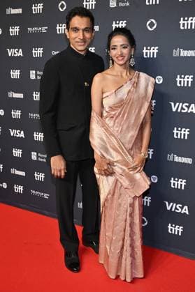 Toronto Gandhi Screening Pratik Gandhi and Bhamini Oza Gandhi attending the screening of the movie Gandhi ahead of Toronto International Film Festival (TIFF) in Toronto, Canada on September 6, 2025. Photo by Julien Reynaud APS-Medias ABACAPRESS.COM Toronto Canada  Copyright: xReynaudxJulien APS-Medias ABACAx
