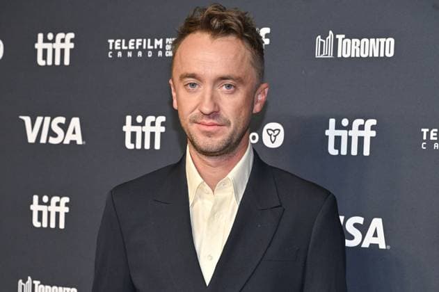 Toronto Gandhi Screening Tom Felton attending the screening of the movie Gandhi ahead of Toronto International Film Festival (TIFF) in Toronto, Canada on September 6, 2025. Photo by Julien Reynaud APS-Medias ABACAPRESS.COM Toronto Canada  Copyright: xReynaudxJulien APS-Medias ABACAx