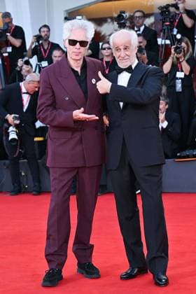 Venice Closing Red Carpet AM Jim Jarmusch and Toni Servillo attending the Closing Red Carpet of the 82nd Venice International Film Festival at the Lido in Venice, Italy on September 06, 2025. Photo by Aurore Marechal ABACAPRESS.COM Venice Italy  Copyright: xMarechalxAurore ABACAx