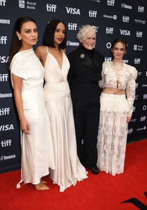TORONTO, CA - SEPTEMBER 6: Mila Kunis, Kerry Washington and Cailee Spaeny at the 50th Toronto International Film Festival presentation of Netflix™ Wake Up Dead Man: A Knives Out Mystery on September 6, 2025 at The Princess Of Wales Theatre in Toronto, Canada. Copyright: xMediaPunchx