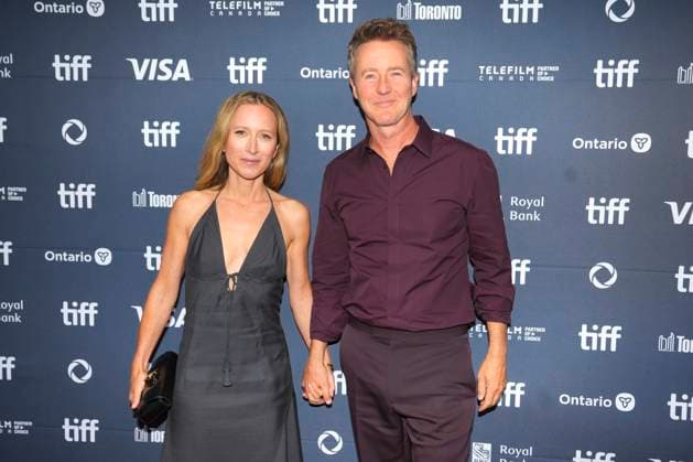 September 6, 2025, Toronto, On, CAN: Edward Norton and his wife Shauna Robertson arrive on the red carpet to promote the film Wake Up Dead Man: A Knives Out Mystery at the Toronto International Film Festival, in Toronto, Saturday, Sept. 6, 2025. Toronto CAN  - ZUMAc35_ 20250906_zaf_c35_074 Copyright: xChrisxYoungx