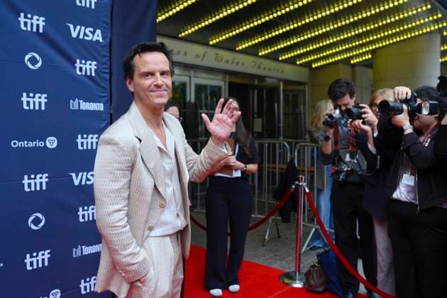 September 6, 2025, Toronto, On, CAN: Andrew Scott arrives on the red carpet to promote the film Wake Up Dead Man: A Knives Out Mystery at the Toronto International Film Festival, in Toronto, Saturday, Sept. 6, 2025. Toronto CAN  - ZUMAc35_ 20250906_zaf_c35_124 Copyright: xChrisxYoungx