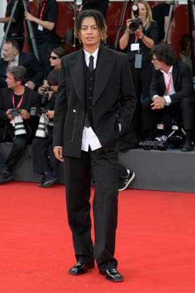 Closing ceremony red carpet in Venice Lido, Italy - 06 Sep 2025 Lala &Ce attends the closing ceremony red carpet of 82nd Venice Film Festival in Venice Lido at Palazzo del Cinema. Venice Lido Italy Copyright: xMarioxCartellix xSOPAxImagesx _DSC7818