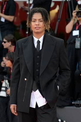 Closing ceremony red carpet in Venice Lido, Italy - 06 Sep 2025 Lala &Ce attends the closing ceremony red carpet of 82nd Venice Film Festival in Venice Lido at Palazzo del Cinema. Venice Lido Italy Copyright: xMarioxCartellix xSOPAxImagesx _DSC7822