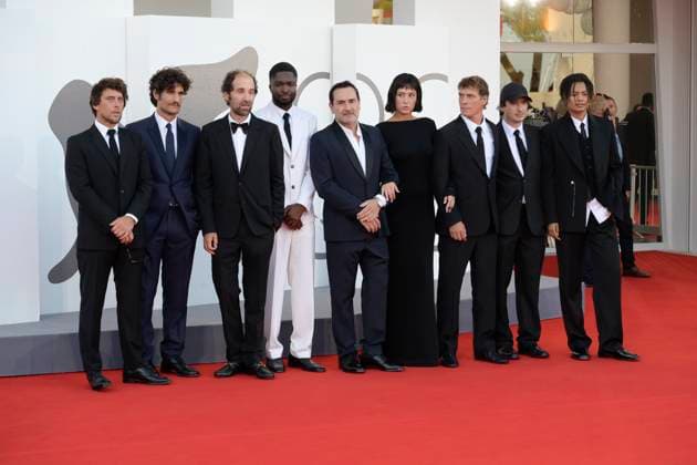 Closing ceremony red carpet in Venice Lido, Italy - 06 Sep 2025 (L-R) Hugo Sélignac, Louis Garrel, Lala &ce, Stéphane Bak, Thomas Bangalter, Cédric Jimenez, Adèle Exarchopoulos, Gilles Lellouche and Olivier Demangel attend the closing ceremony red carpet of 82nd Venice Film Festival in Venice Lido at Palazzo del Cinema. Venice Lido Italy Copyright: xMarioxCartellix xSOPAxImagesx _DSC7933
