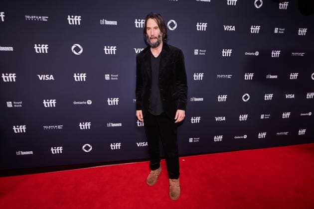 September 6, 2025, Toronto, On, Canada: Actor Keanu Reeves is photographed on the red carpet for the film Good Fortune during the Toronto International Film Festival in Toronto, on Saturday, Sept. 6, 2025. Toronto Canada  - ZUMAc35_ 20250906_zaf_c35_173 Copyright: xSammyxKoganx