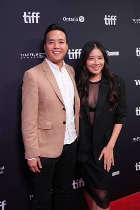 2025 Toronto International Film Festival - Good Fortune TORONTO, CANADA - SEPTEMBER 6 : Alan Yang (L) and Christine Ko (R) attend the premiere of ‘Good Fortune’ during the 2025 Toronto International Film Festival at Roy Thomson Hall in Toronto, Ontario, Canada on September 6, 2025. Mert Alper Dervis Anadolu Ontario Canada. Editorial use only. Please get in touch for any other usage.  Copyright: x2025xAnadoluxMertxAlperxDervisx
