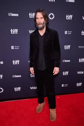 September 6, 2025, Toronto, On, Canada: Actor Keanu Reeves is photographed on the red carpet for the film Good Fortune during the Toronto International Film Festival in Toronto, on Saturday, Sept. 6, 2025. Toronto Canada  - ZUMAc35_ 20250906_zaf_c35_189 Copyright: xSammyxKoganx