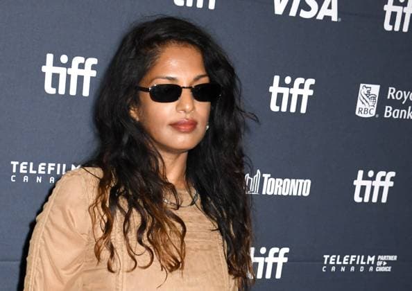 TORONTO, CA - SEPTEMBER 6: M.I.A. at the 50th Toronto International Film Festival presentation of Sacrifice on September 6, 2025 at The Princess Of Wales Theatre in Toronto, Canada. Copyright: xMediaPunchx