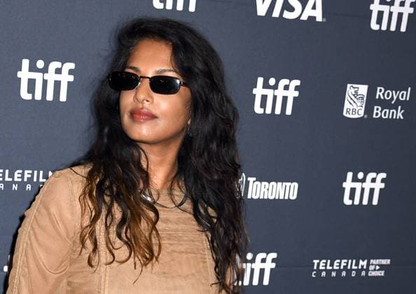 TORONTO, CA - SEPTEMBER 6: M.I.A. at the 50th Toronto International Film Festival presentation of Sacrifice on September 6, 2025 at The Princess Of Wales Theatre in Toronto, Canada. Copyright: xMediaPunchx