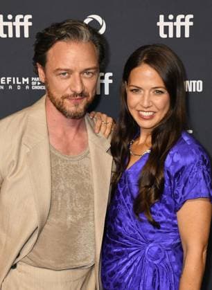 TORONTO, CA - SEPTEMBER 6: James McAvoy and Lisa Liberati at the 50th Toronto International Film Festival presentation of California Schemin™ on September 6, 2025 at TiFF Lightbox in Toronto, Canada. Copyright: xMediaPunchx