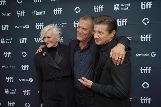 2025 Toronto International Film Festival - Wake Up Dead Man: A Knives Out Mystery Premiere (L-R) Glenn Close, Josh Brolin and Jeremy Renner, attend the red carpet for the ˜Wake Up Dead Man: A Knives Out Mystery™ premiere during the 2025 Toronto International Film Festival at Princess of Wales Theatre. on September 6, 2025 in Toronto, Canada. (Photo by Leonardo Ramirez Eyepix Group) Copyright: xLeonardoxRamirez xEyepixxGroupx LR_06092025_167836