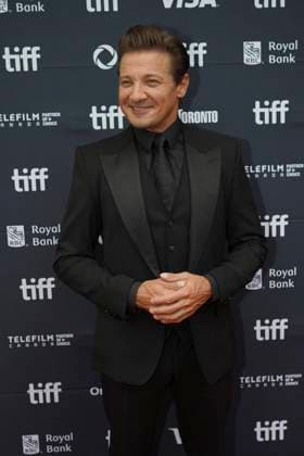 2025 Toronto International Film Festival - Wake Up Dead Man: A Knives Out Mystery Premiere Jeremy Renner attends the red carpet for the ˜Wake Up Dead Man: A Knives Out Mystery™ premiere during the 2025 Toronto International Film Festival at Princess of Wales Theatre. on September 6, 2025 in Toronto, Canada. (Photo by Leonardo Ramirez Eyepix Group) Copyright: xLeonardoxRamirez xEyepixxGroupx LR_06092025_167769