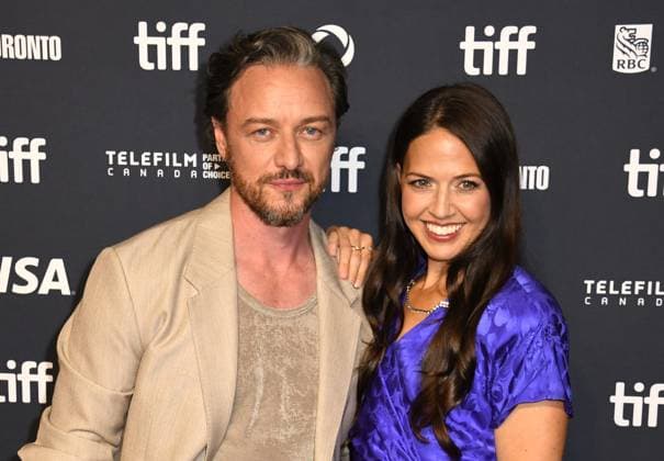 TORONTO, CA - SEPTEMBER 6: James McAvoy and Lisa Liberati at the 50th Toronto International Film Festival presentation of California Schemin™ on September 6, 2025 at TiFF Lightbox in Toronto, Canada. Copyright: xMediaPunchx
