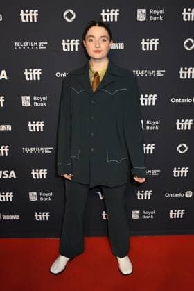 TORONTO, CA - SEPTEMBER 6: Lucy Halliday at the 50th Toronto International Film Festival presentation of California Schemin™ on September 6, 2025 at TiFF Lightbox in Toronto, Canada. Copyright: xMediaPunchx
