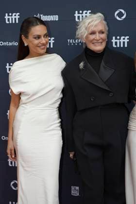 2025 Toronto International Film Festival - Wake Up Dead Man: A Knives Out Mystery Premiere Mila Kunis and Glenn Close attend the red carpet for the ˜Wake Up Dead Man: A Knives Out Mystery™ premiere during the 2025 Toronto International Film Festival at Princess of Wales Theatre. on September 6, 2025 in Toronto, Canada. (Photo by Leonardo Ramirez Eyepix Group) Copyright: xLeonardoxRamirez xEyepixxGroupx LR_06092025_167857