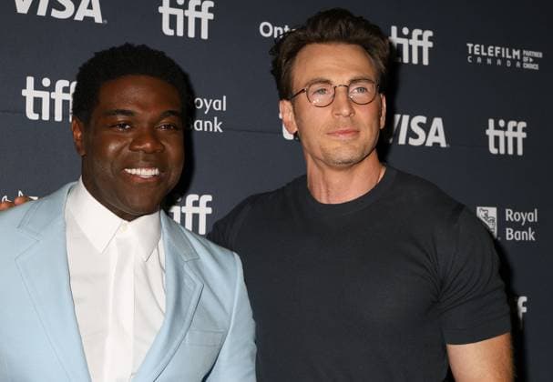 50eme Festival du Film de Toronto 06 Septembre 2025 50th Toronto International Film Festival Red carpet of the film Sacrifice Sam Richardson and Chris Evans 448402 2025 09 06 Toronto Canada  Copyright: xIsabellexVautierx xStarfacex STAR_448402_051