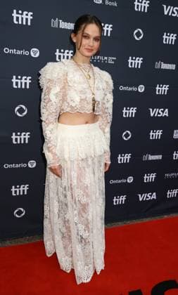 50eme Festival du Film de Toronto 06 Septembre 2025 50th Toronto International Film Festival Red carpet of the film Wake up dead man a knives out mystery Cailee Spaeny 448402 2025 09 06 Toronto Canada  Copyright: xIsabellexVautierx xStarfacex STAR_448402_072