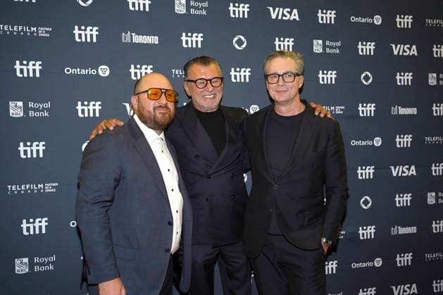 2025 Toronto International Film Festival - Sacrifice Premiere (L-R) Jacob Perlin, Gregory Jankilevich and Robert Walak attend the red carpet for the ˜Sacrifice™ premiere during the 2025 Toronto International Film Festival at Princess of Wales Theatre. on September 6, 2025 in Toronto, Canada. (Photo by Leonardo Ramirez Eyepix Group) Copyright: xLeonardoxRamirez xEyepixxGroupx LR_06092025_168153