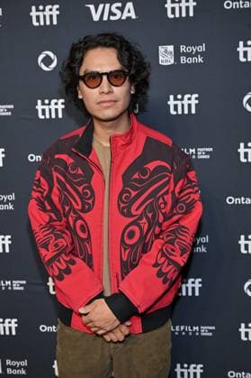 Toronto At The Place Of Ghosts Screening Forrest Goodluck attending the screening of the movie Sk+te kmujue katik (At the Place of Ghosts) ahead of Toronto International Film Festival (TIFF) in Toronto, Canada on September 6, 2025. Photo by Julien Reynaud APS-Medias ABACAPRESS.COM Toronto Canada  Copyright: xReynaudxJulien APS-Medias ABACAx