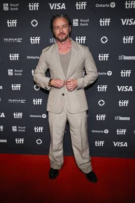 Toronto California Schemin Screening James McAvoy attending the screening of the movie California Schemin ahead of Toronto International Film Festival (TIFF) in Toronto, Canada on September 6, 2025. Photo by Julien Reynaud APS-Medias ABACAPRESS.COM Toronto Canada  Copyright: xReynaudxJulien APS-Medias ABACAx