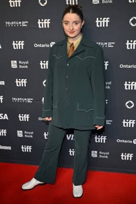 Toronto California Schemin Screening Lucy Halliday attending the screening of the movie California Schemin ahead of Toronto International Film Festival (TIFF) in Toronto, Canada on September 6, 2025. Photo by Julien Reynaud APS-Medias ABACAPRESS.COM Toronto Canada  Copyright: xReynaudxJulien APS-Medias ABACAx