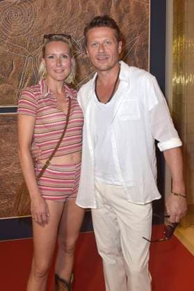 Roman Knizka mit Freundin Franziska Hippe bei der Premiere des Kinofilms ˜Maria Reiche: Das Geheimnis der Nazca-Linien Lady Nazca˜ im Delphi Filmpalast. Berlin, 07.09.2025