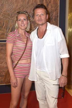 Roman Knizka mit Freundin Franziska Hippe bei der Premiere des Kinofilms ˜Maria Reiche: Das Geheimnis der Nazca-Linien Lady Nazca˜ im Delphi Filmpalast. Berlin, 07.09.2025