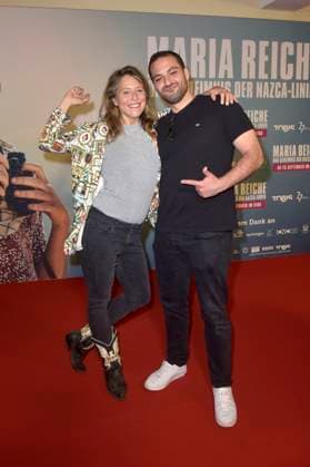 Britta Steffenhagen und Walid Al-Atiyat bei der Premiere des Kinofilms ˜Maria Reiche: Das Geheimnis der Nazca-Linien Lady Nazca˜ im Delphi Filmpalast. Berlin, 07.09.2025