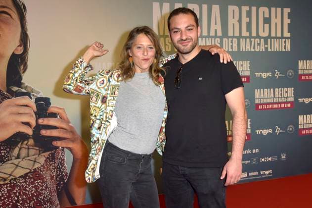 Britta Steffenhagen und Walid Al-Atiyat bei der Premiere des Kinofilms ˜Maria Reiche: Das Geheimnis der Nazca-Linien Lady Nazca˜ im Delphi Filmpalast. Berlin, 07.09.2025
