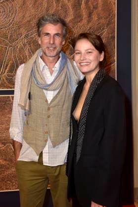 Damien Dorsaz und Devrim Lingnau Islamoglu bei der Premiere des Kinofilms ˜Maria Reiche: Das Geheimnis der Nazca-Linien Lady Nazca˜ im Delphi Filmpalast. Berlin, 07.09.2025